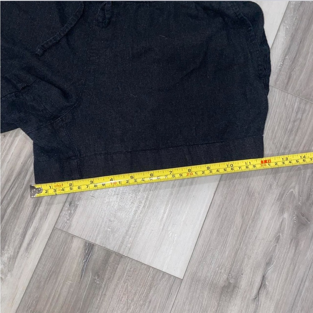 Old Navy Black Linen Shorts - Picture 6 of 7